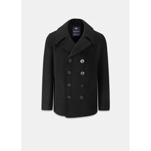 Gloverall Admiralty Melton Wool Peacoat Black Size XL Made in England